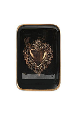 Maria Enameled Aluminum Heart Tray