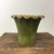 Pie Crust Aged Moss Terracotta Pot. Small.