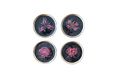 Flower Coasters Set of Four