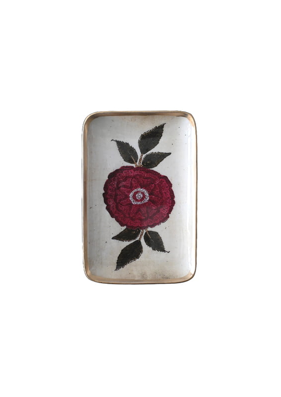 Peony Flower Decorative Tray