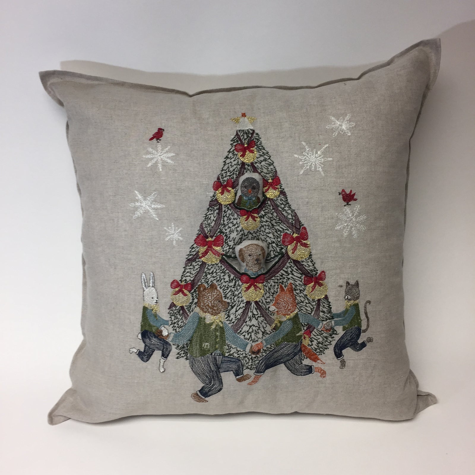 Rocking Christmas Tree Pocket Pillow
