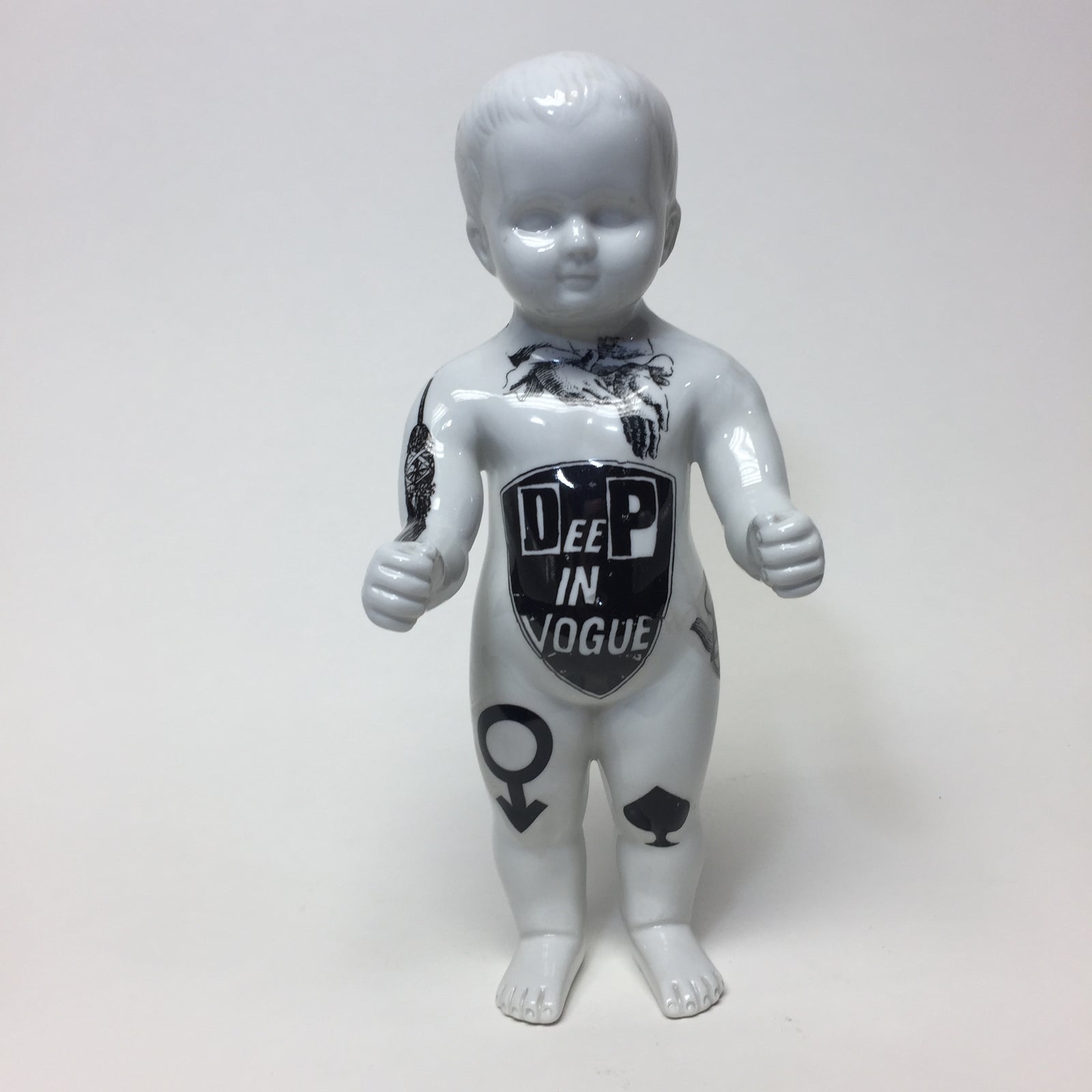 Rudolph Medium Porcelain Doll Remix by Kuhn Keramik