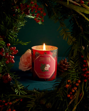 Carriere Freres Siberian Pine and Winter Rose Holiday Candle