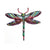 Amethyst Dragonfly Brooch