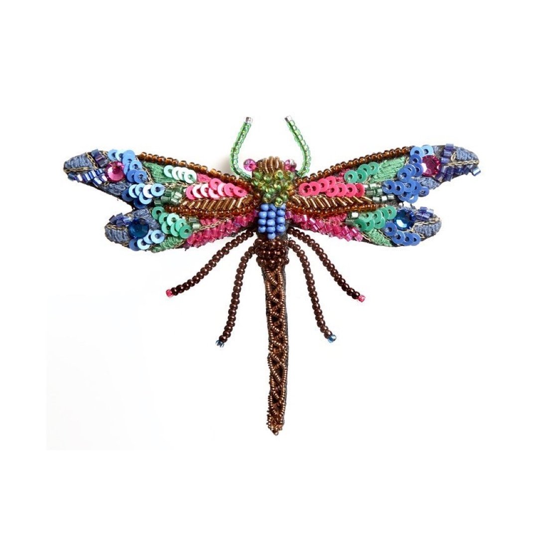 Braid Dragonfly Brooch