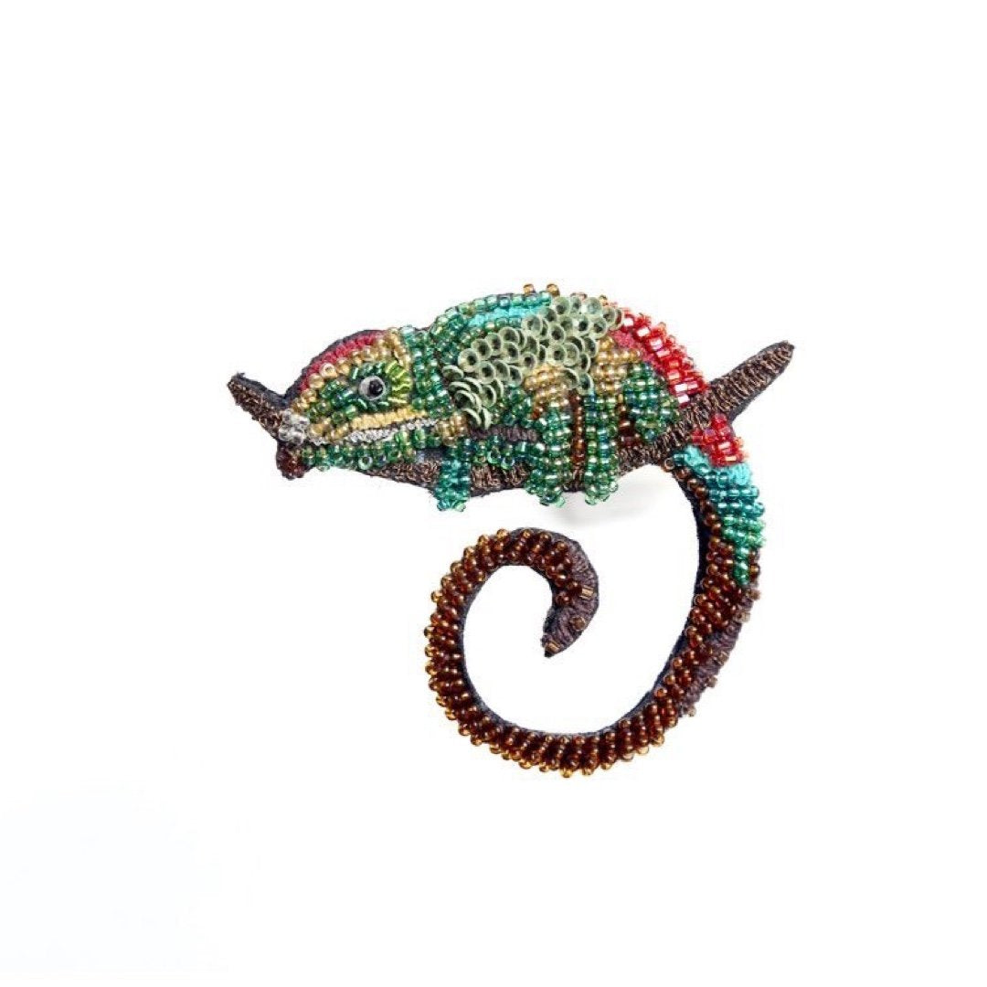 Chameleon Brooch