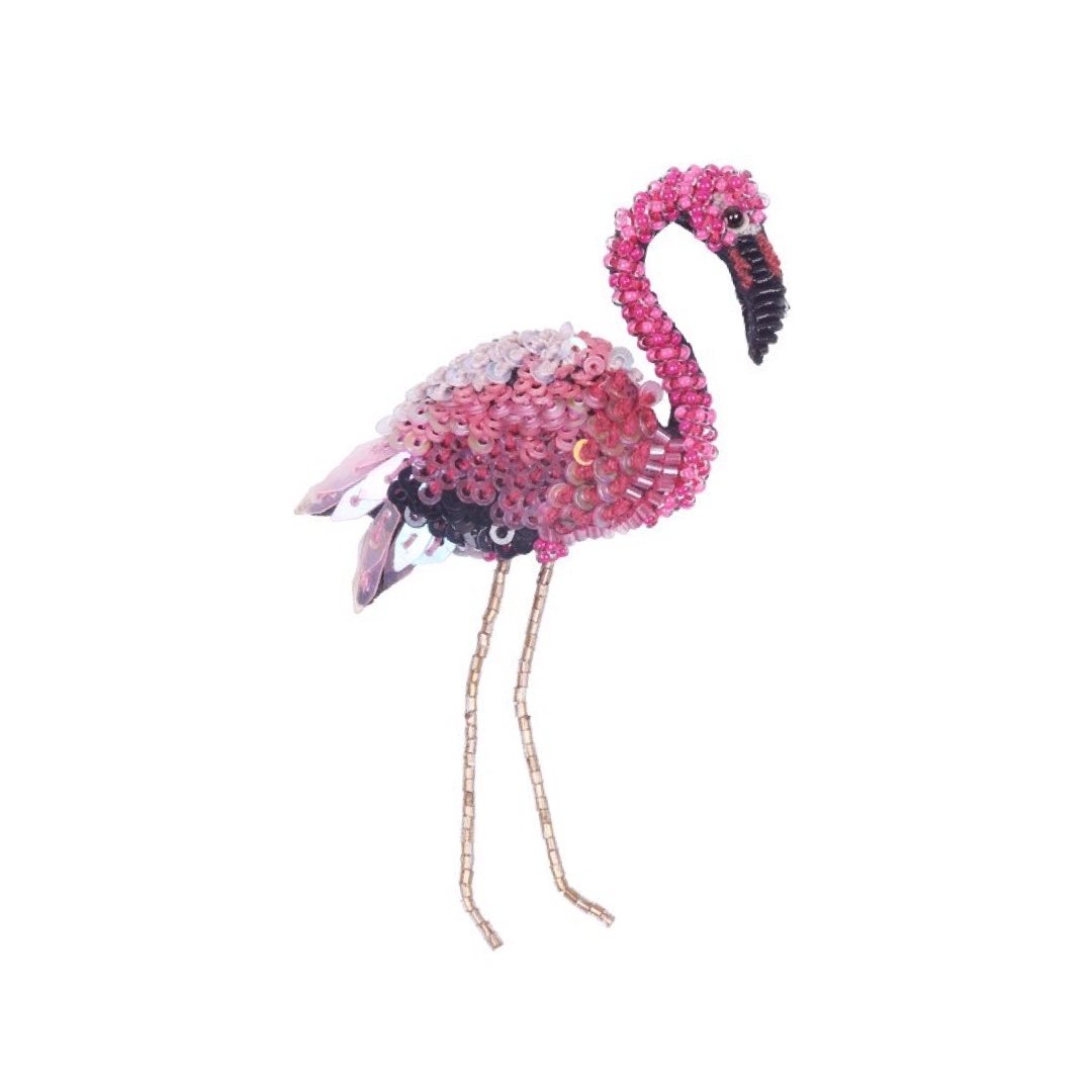 Flamingo Brooch