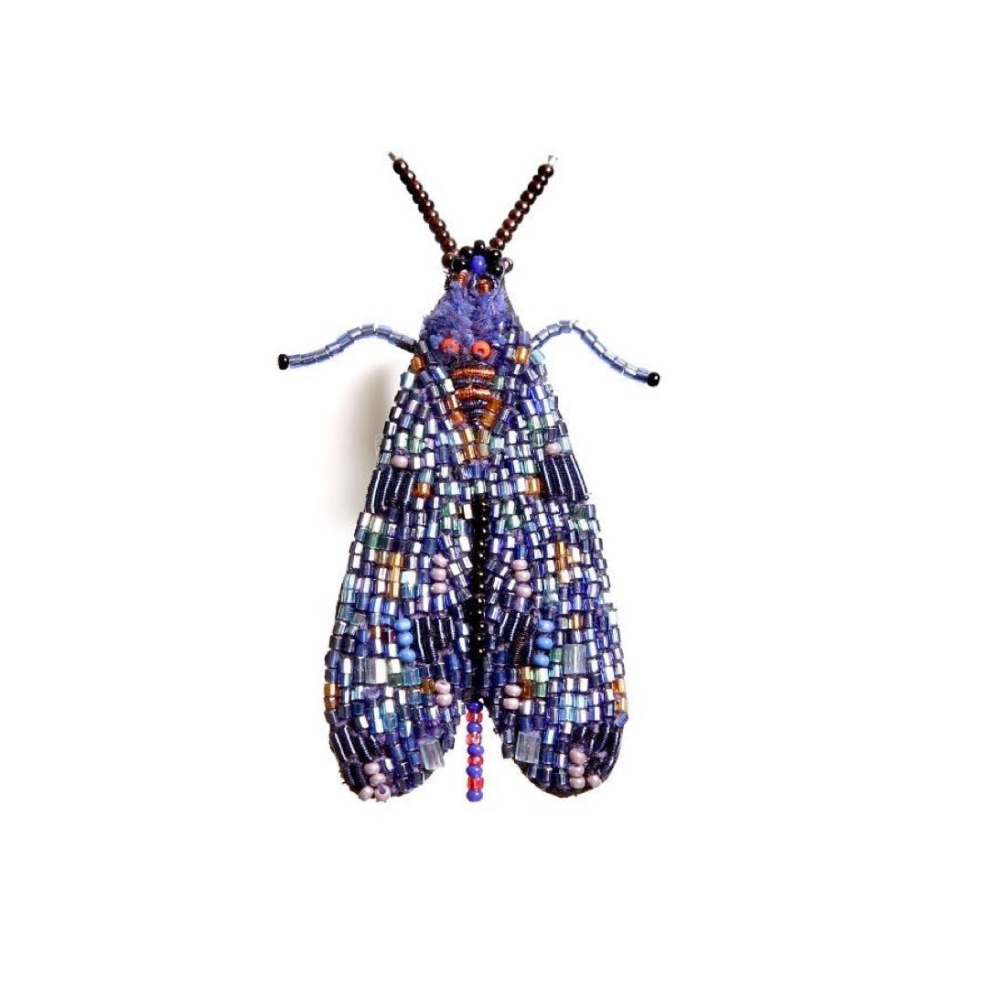 Mosaic Fly Brooch