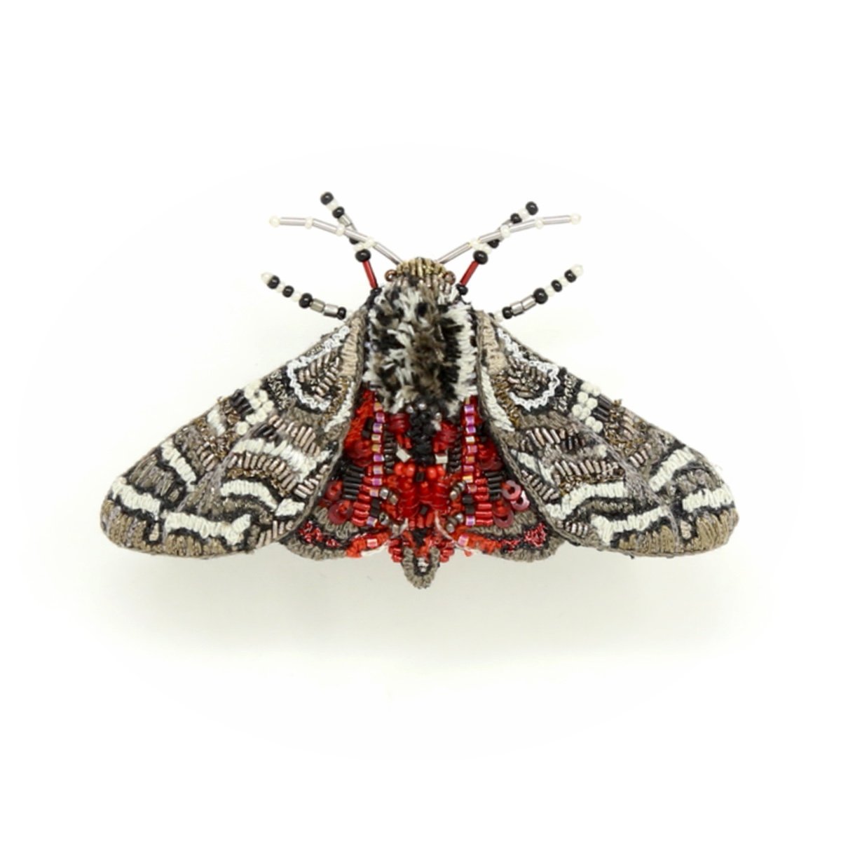 Painted Tiger Moth Brooch