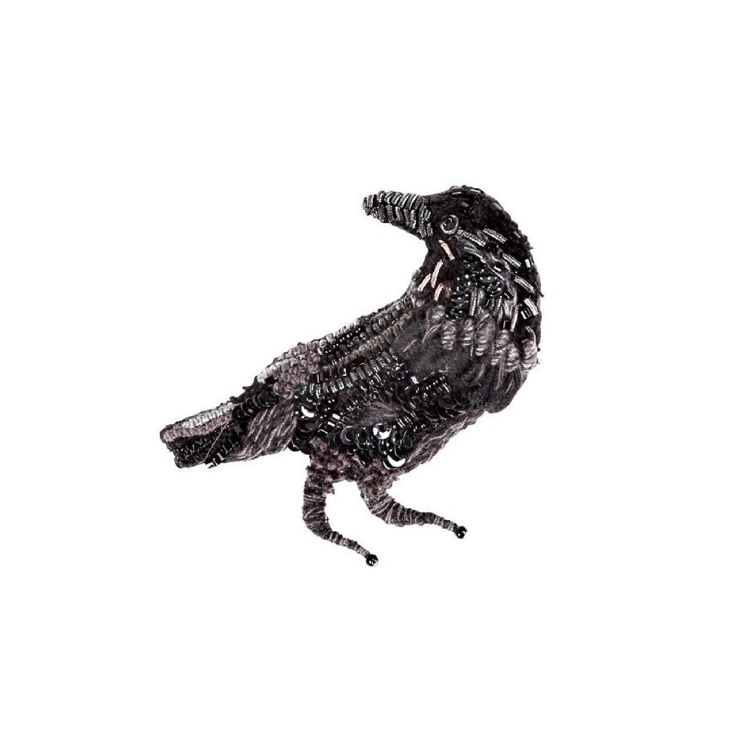 Raven Brooch