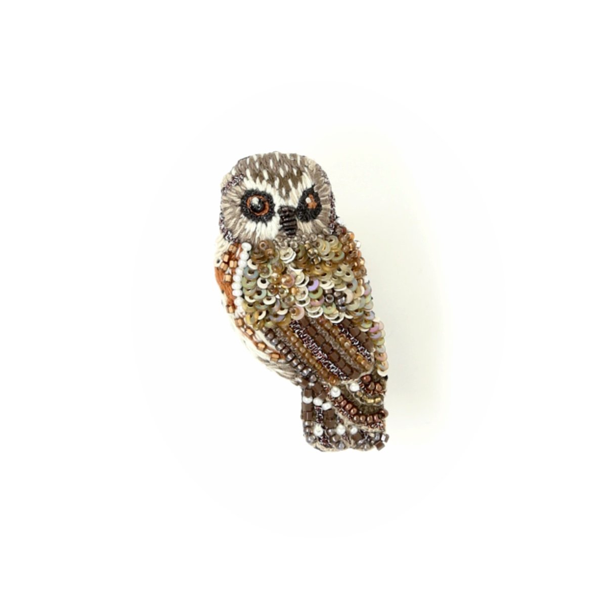 Screech Owl Brooch