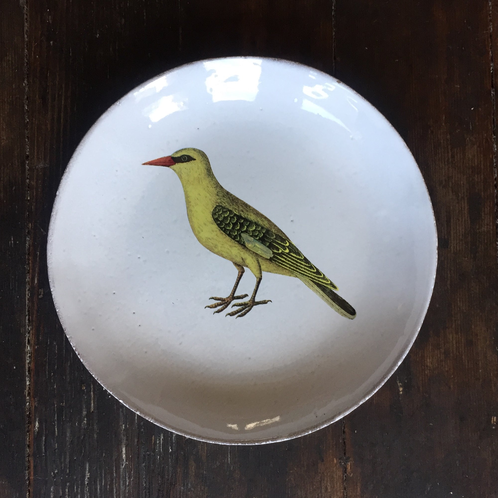 Astier de Villatte John Derian Yellow Bird Soup Plate