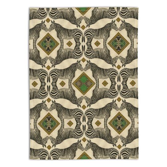 Zebra Tea Towel by PatchNYC