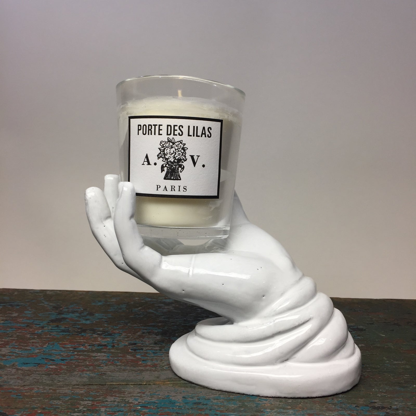 Astier de Villatte Hand Candle Stand