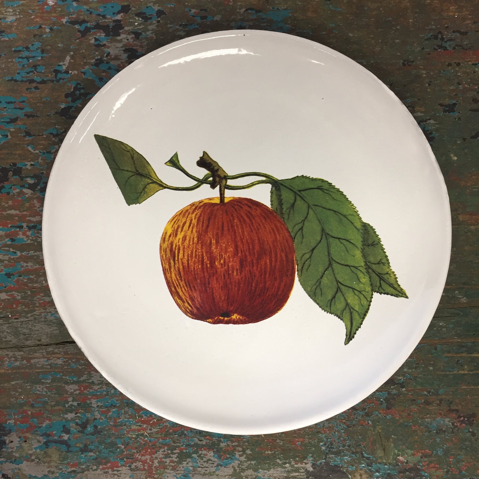 Astier de Villatte John Derian Red Apple  Plate