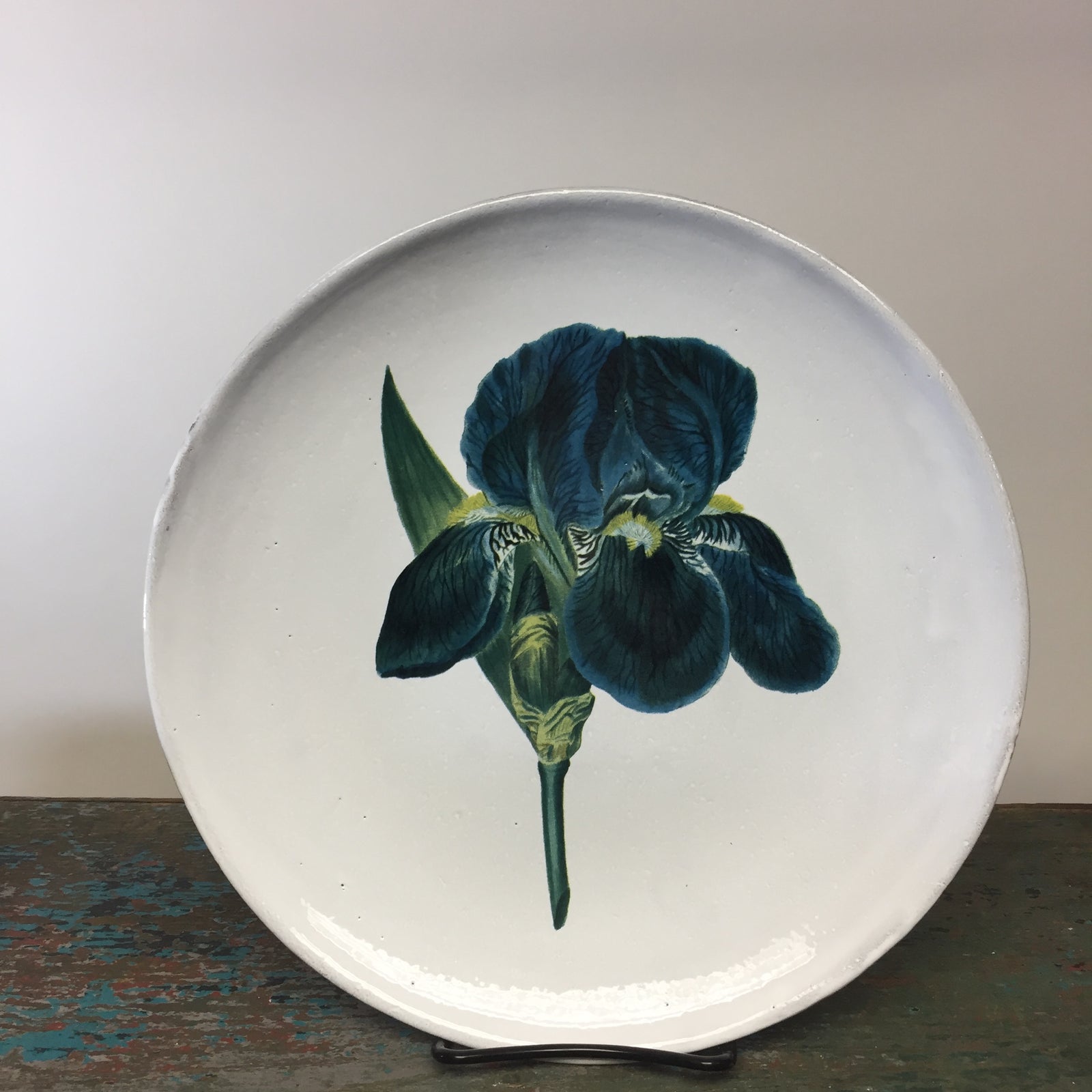 Astier De Villatte John Derian Iris Dinner Plate