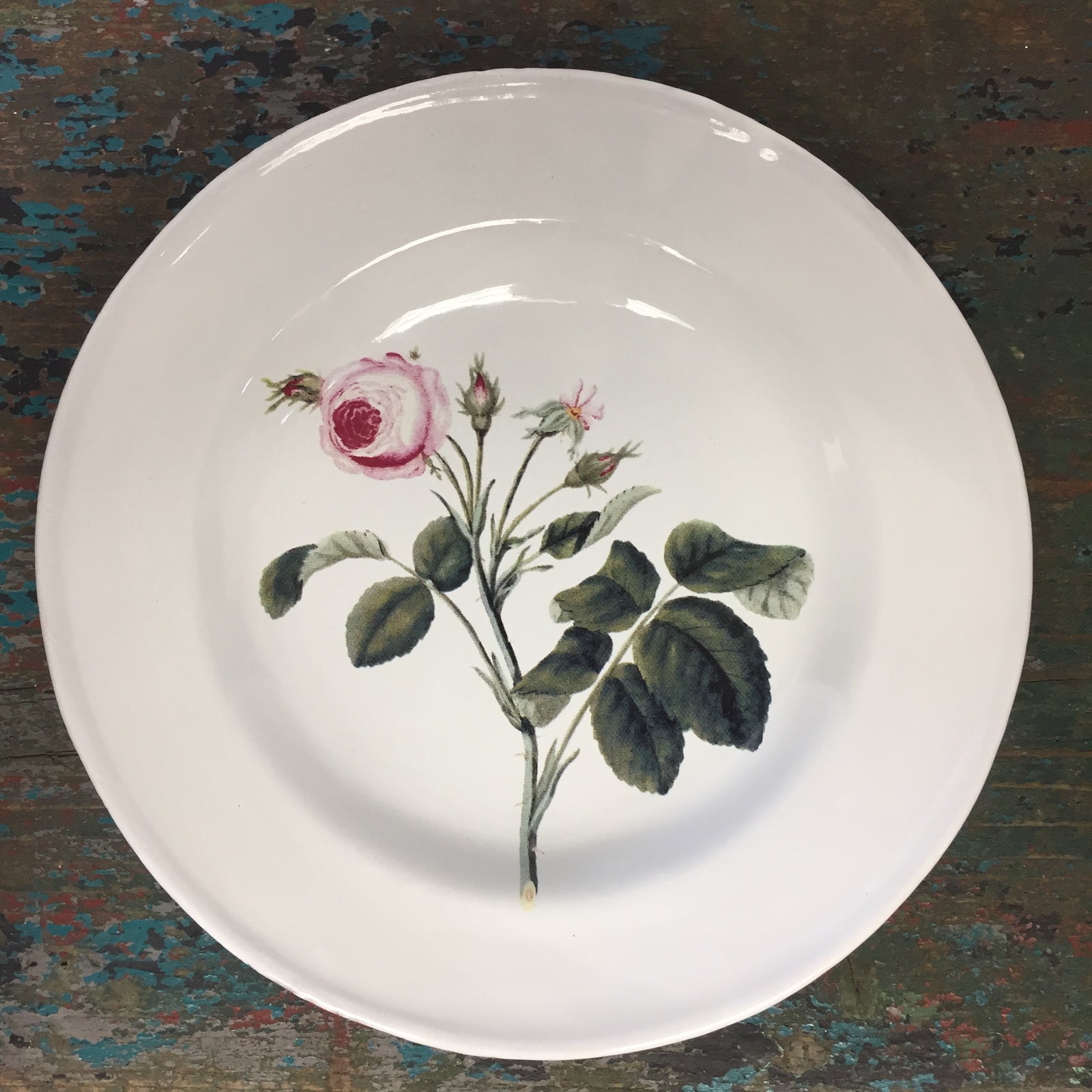 Astier de Villatte John Derian Rose Soup Plate