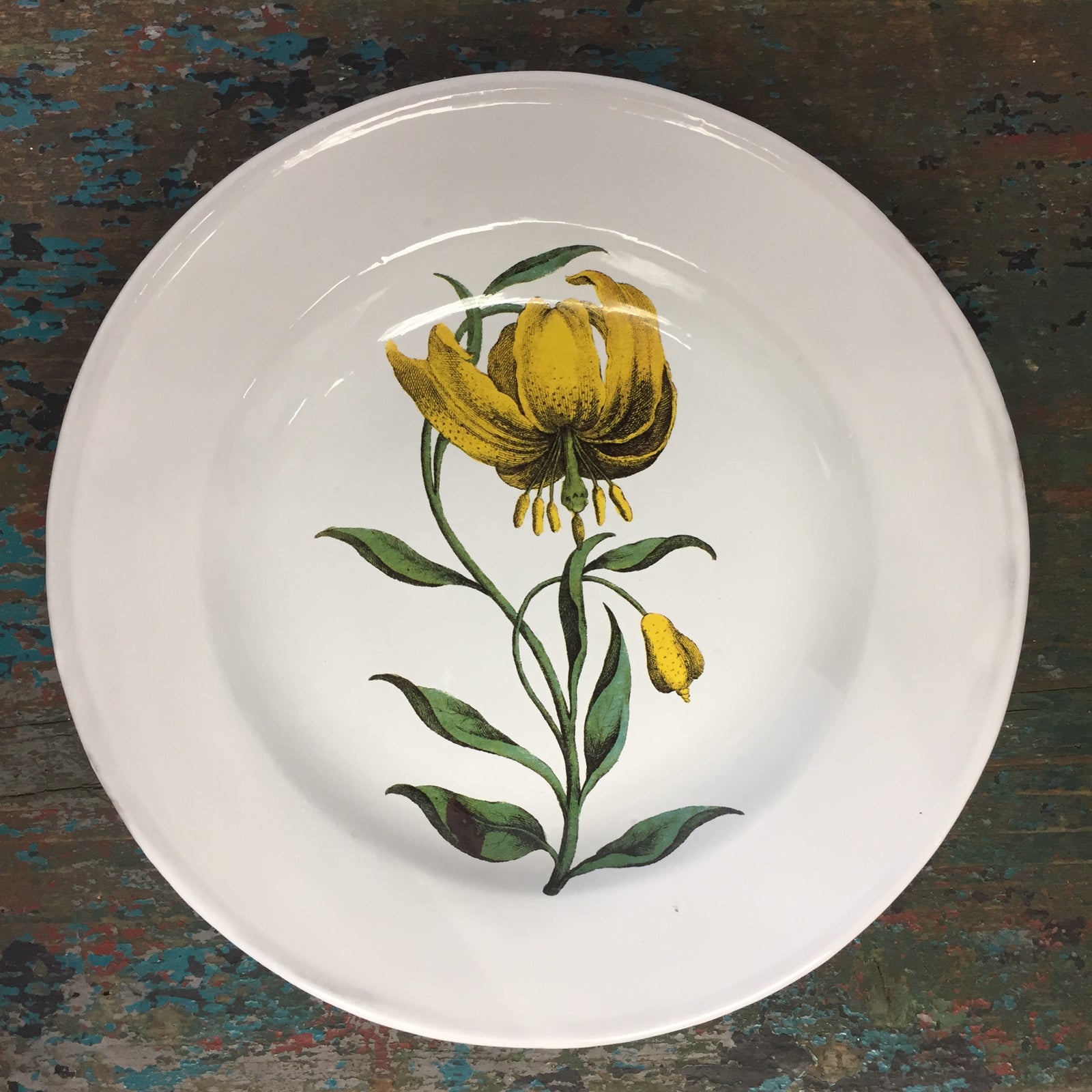 Astier de Villatte John Derian Mountain Lily Soup Plate