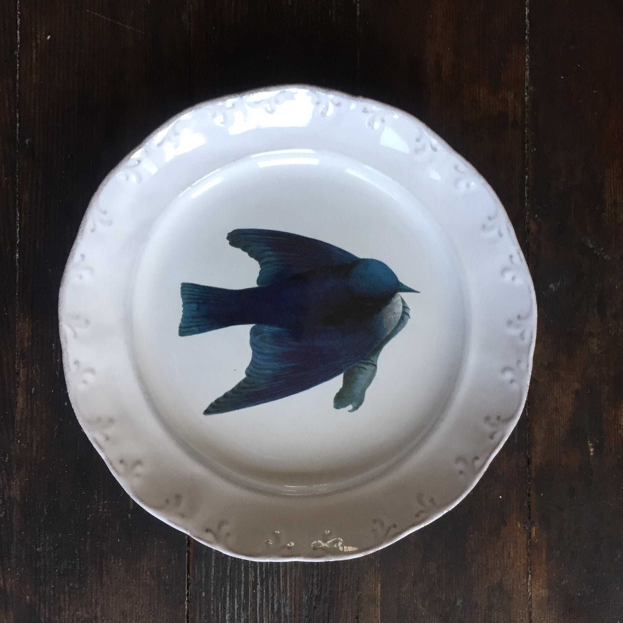 Astier de Villatte John Derian Bluebird Plate