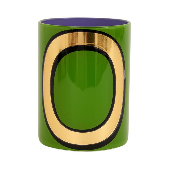 Bridie Hall Brush Pot O Green