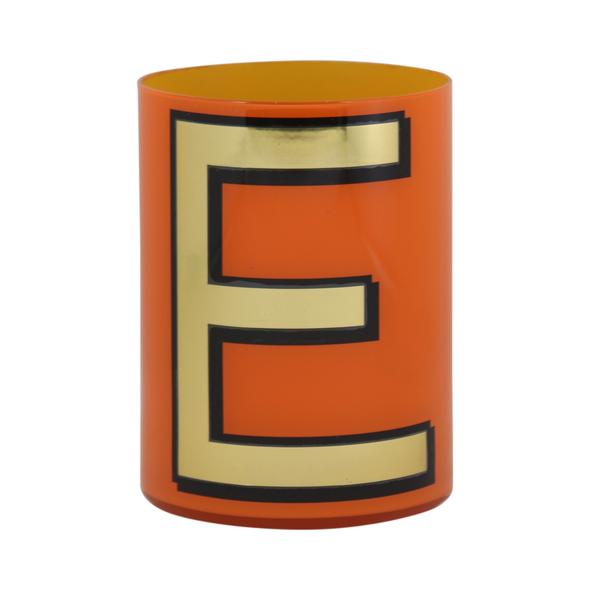 Bridie Hall Brush Pot E Orange