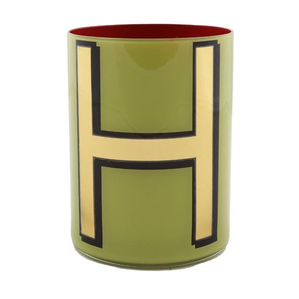 Bridie Hall Brush Pot H Light Green
