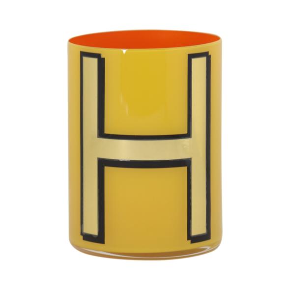 Bridie Hall Brush Pot H Yellow