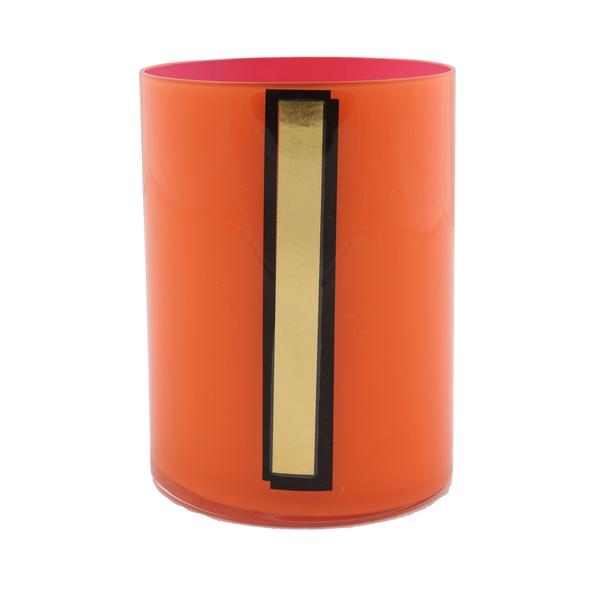 Bridie Hall Brush Pot I Orange
