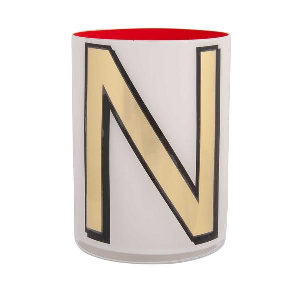 Bridie Hall Brush Pot N White