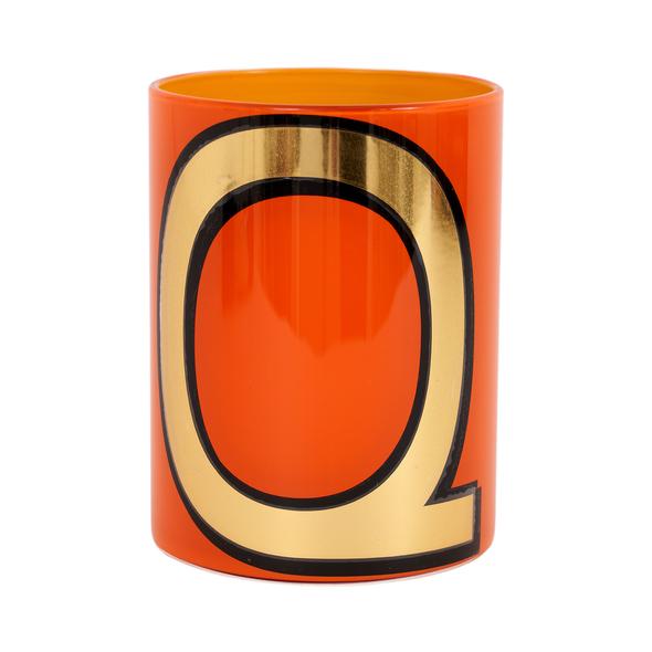 Bridie Hall Brush Pot Q Orange