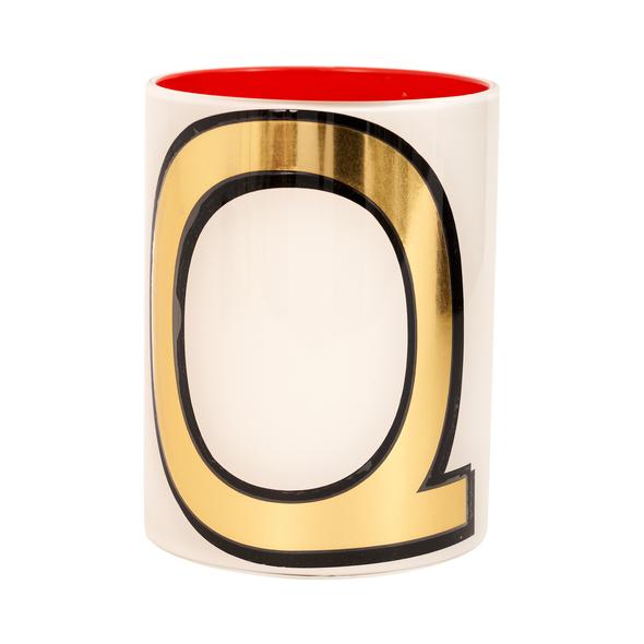 Bridie Hall Brush Pot Q White