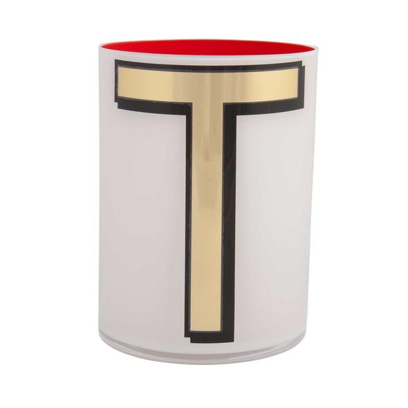 Bridie Hall Brush Pot T White