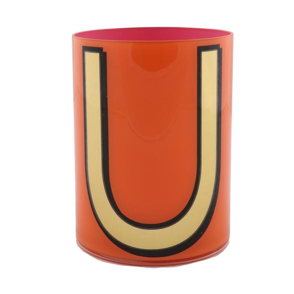 Bridie Hall Brush Pot U Orange