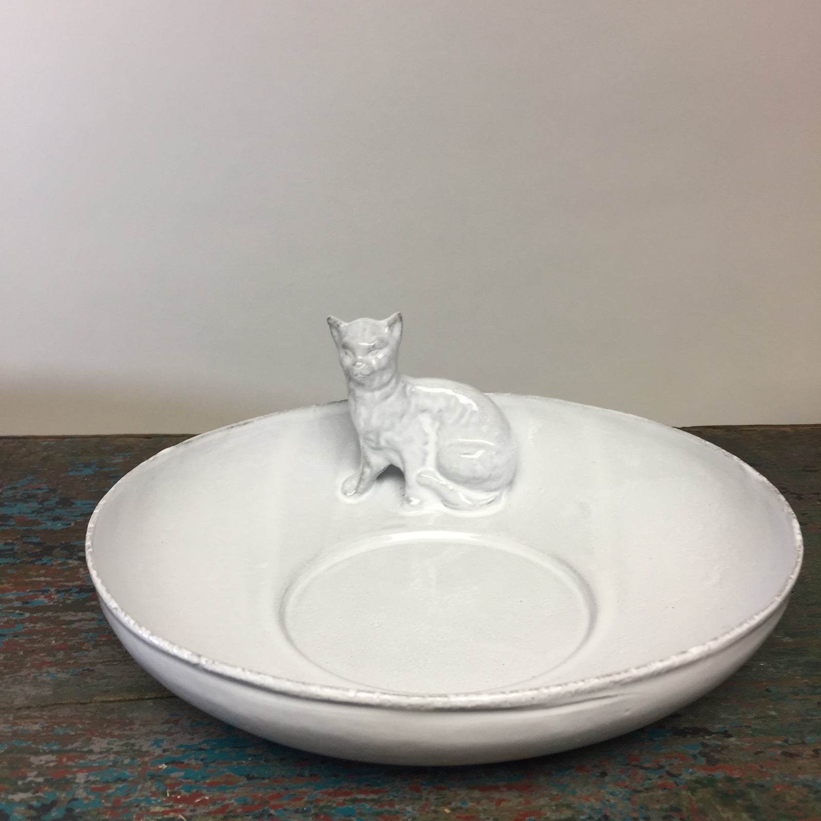 Astier De Villatte Cat Fruit Bowl