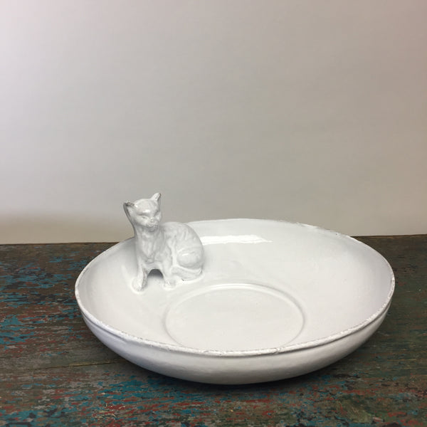 Astier De Villatte Cat Fruit Bowl