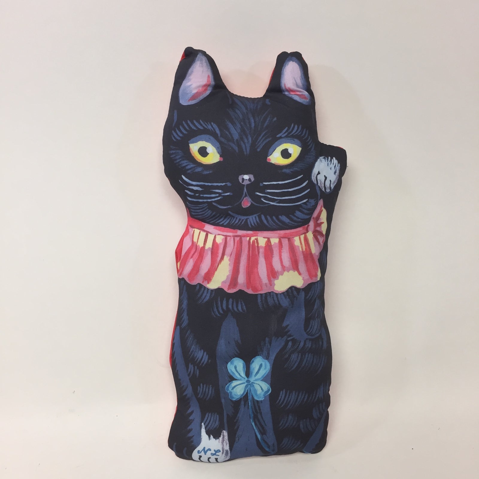 Charco Lucky Cat Soft Sculpture by Nathalie Lete