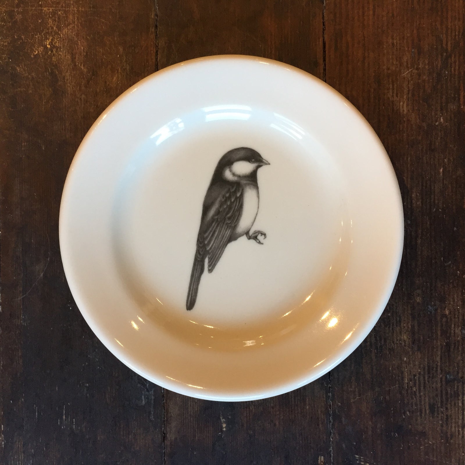 Chickadee Bread Plate