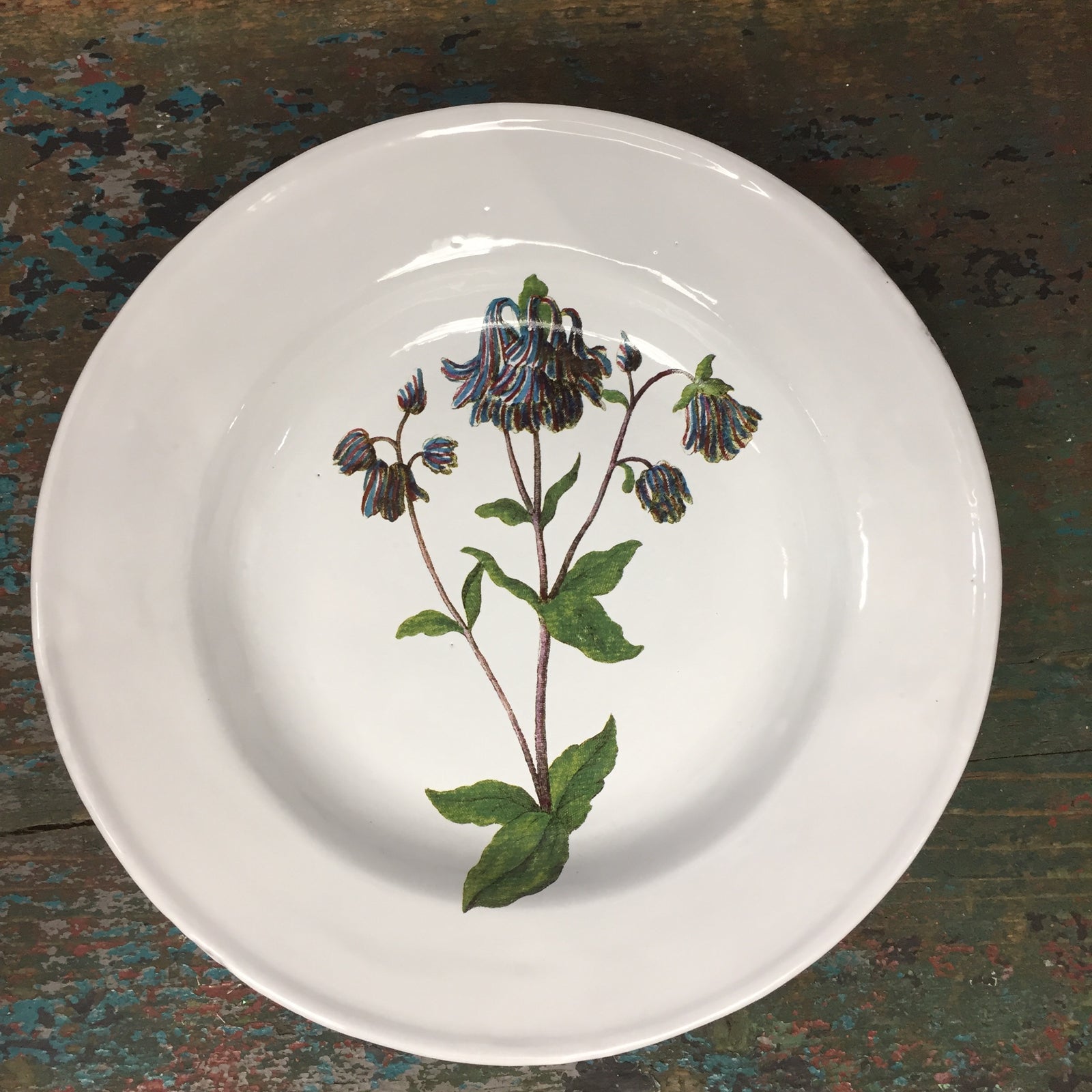 Astier de Villatte John Derian Columbine Soup Plate