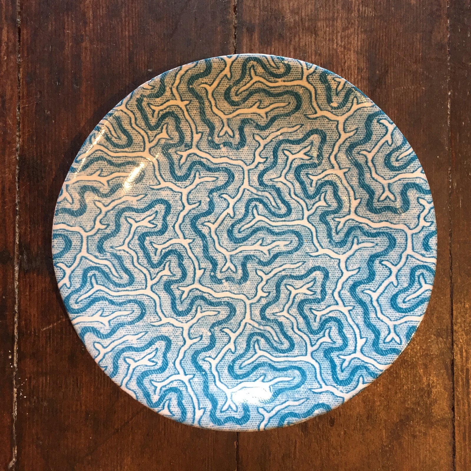 Astier de Villatte John Derian Blue Coral Saucer