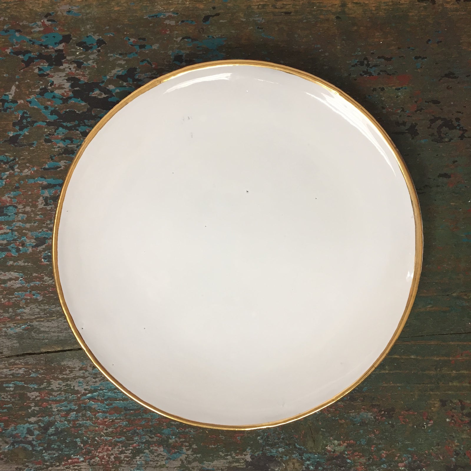 Astier de Villatte Small Cresus Dinner Plate
