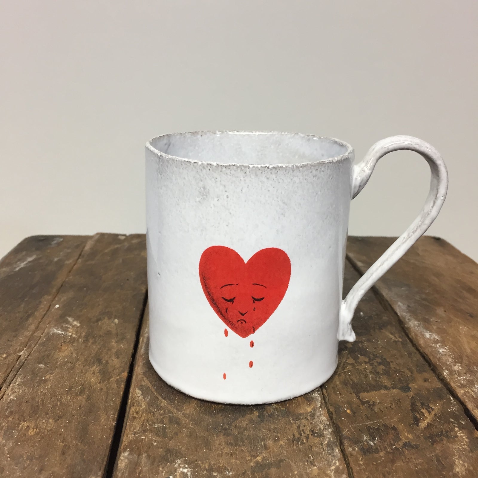 Astier de Villatte John Derian Crying Heart Mug