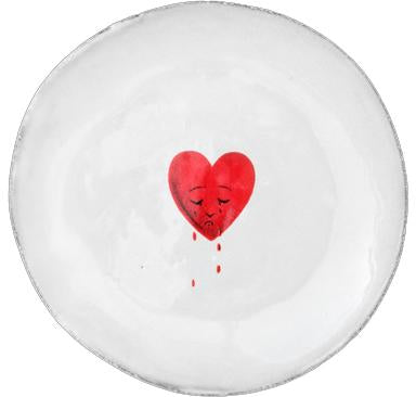 Astier de Villatte John Derian Crying Heart Saucer