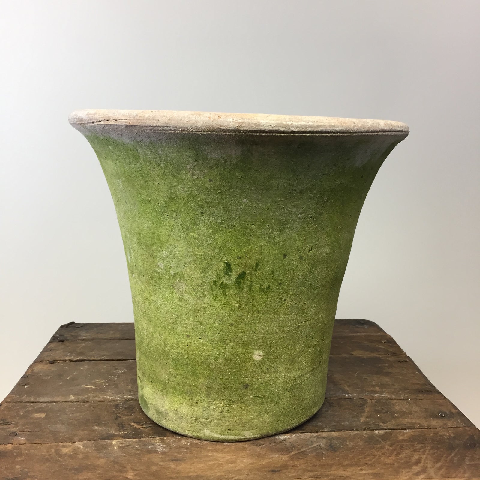English Aged Terracotta Planter Large