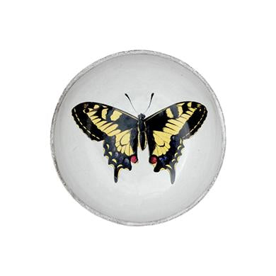 John Derian Yellow Butterfly Dish