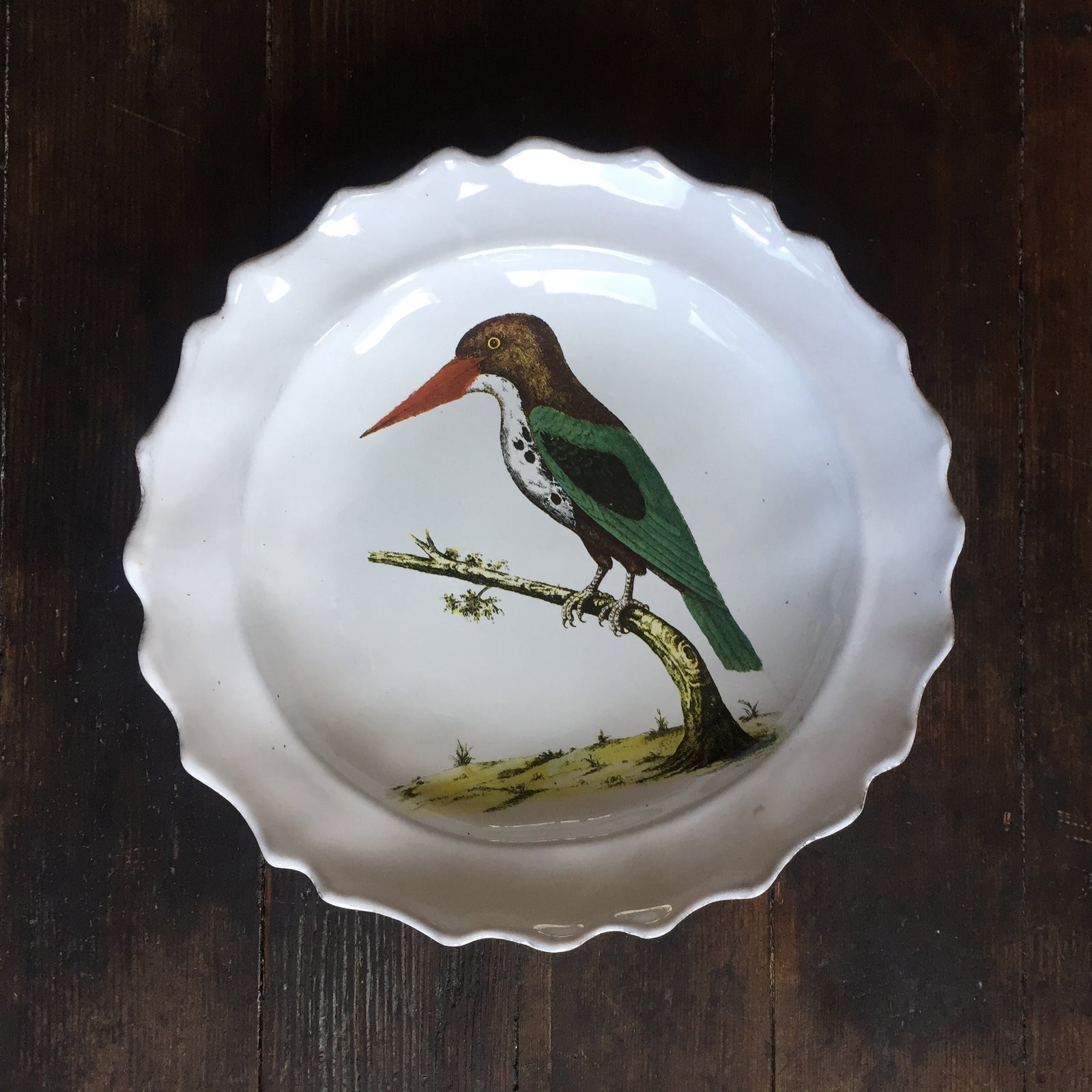 Astier de Villatte John Derian Kingfisher Soup Plate
