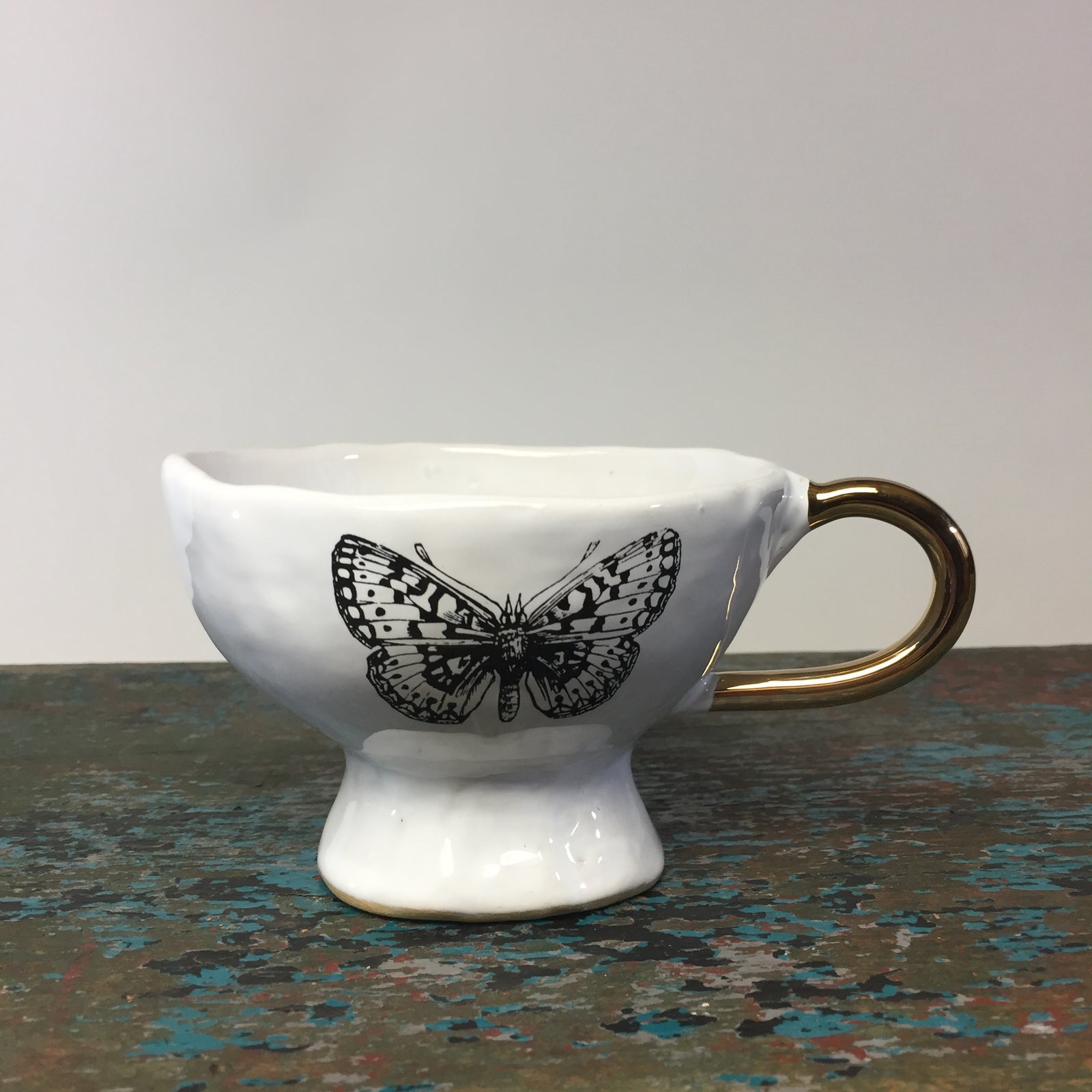 Kuhn Keramik Butterfly 'Glam' Office Coffee Cup