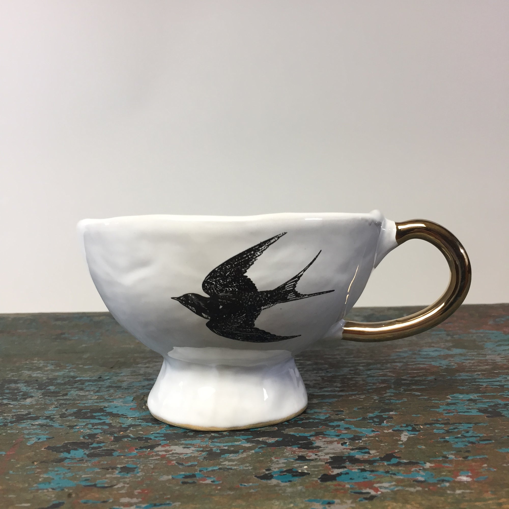 Kuhn Keramik Swallow 'Glam' Office Coffee Cup