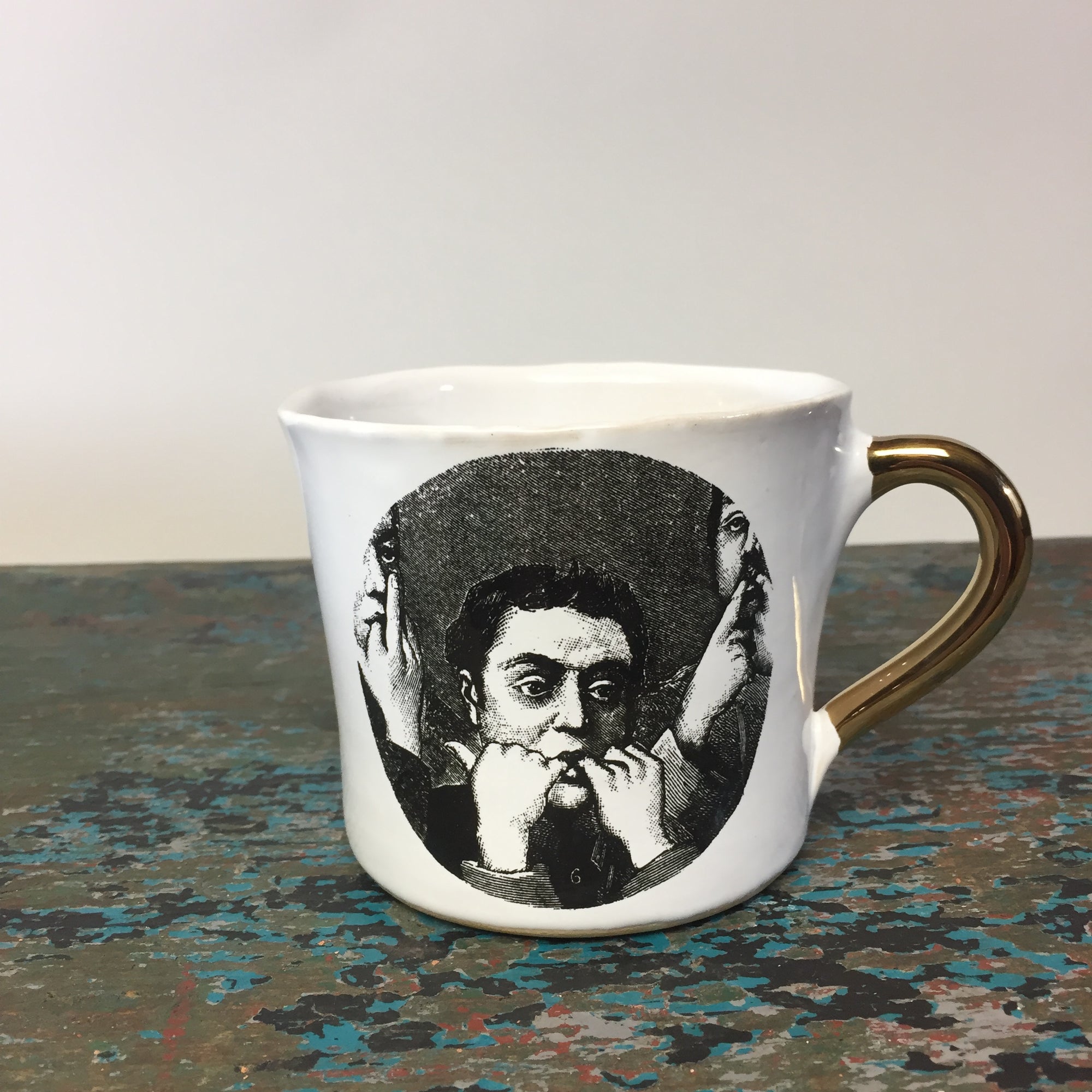 Kuhn Keramik Whistlers 'Glam' Medium Coffee Cup