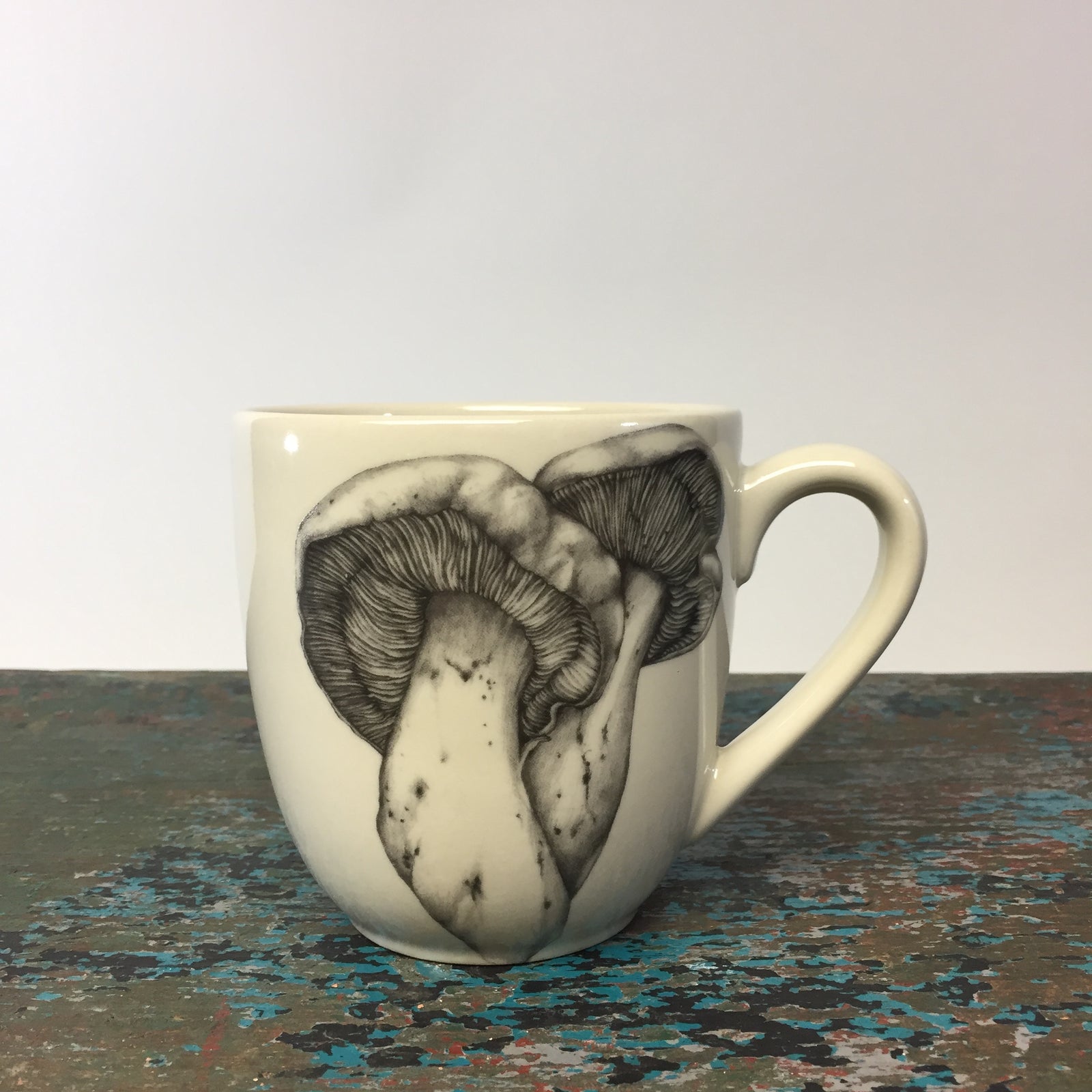 Laura Zindel Mil Cap Mushroom Mug