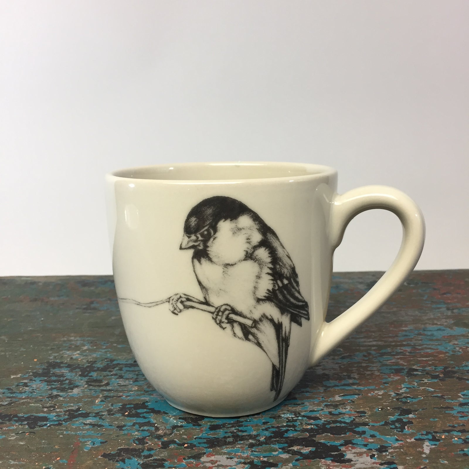 Laura Zindel Branch Chickadee Mug